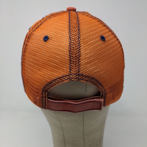 Two Bear Arms Men's Strapback Hat Orange OSFA Embroidered Logo - Picture 7 of 11